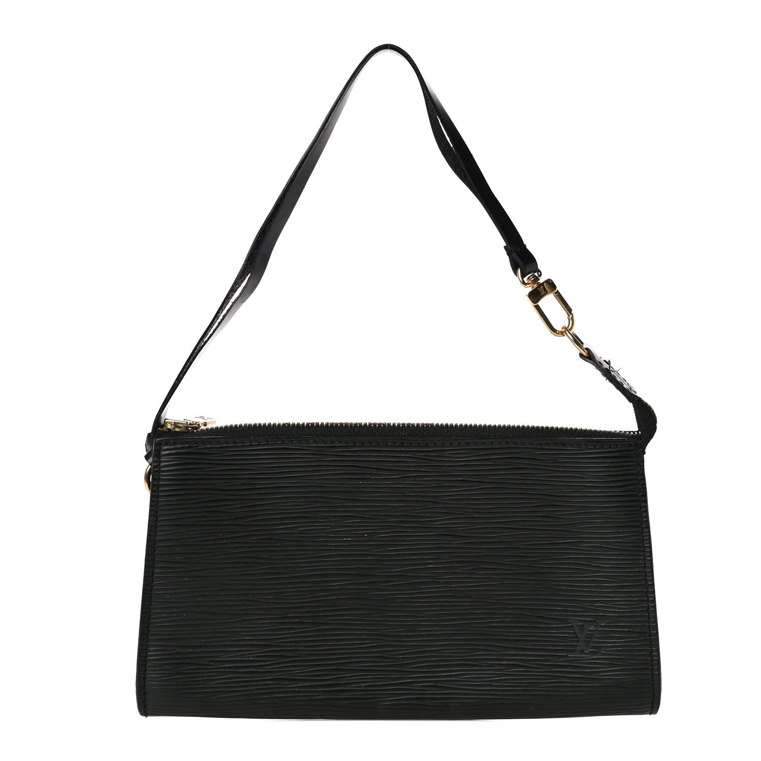 Louis Vuitton Epi Pochette Accessories 21 Black 1 of 16