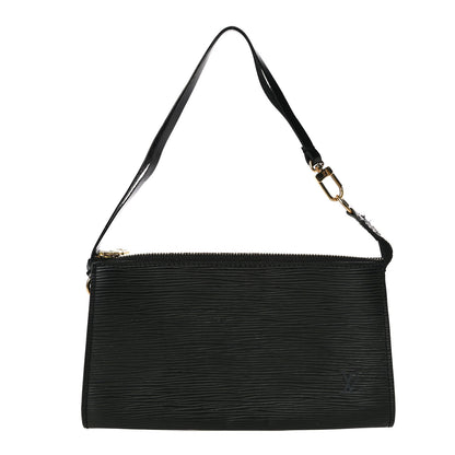 Louis Vuitton Epi Pochette Accessories 21 Black 1 of 16