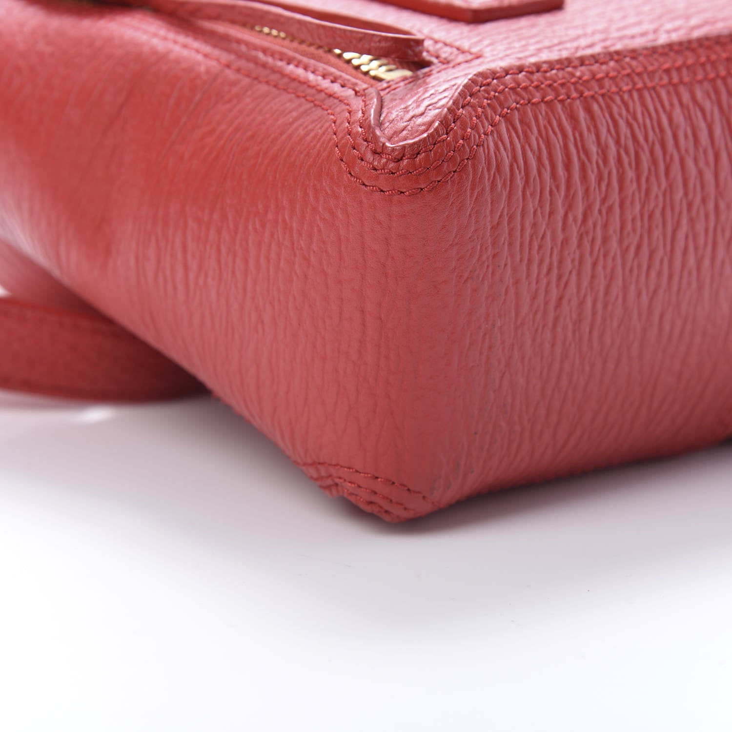 3.1 Phillip Lim 3.1 Textured Calfskin Mini Pashli Satchel Red 9 of 11