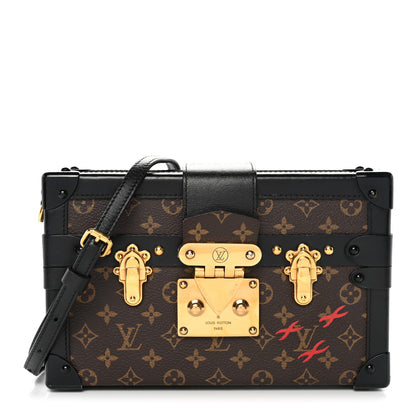 Louis Vuitton Monogram Petite Malle Black 1 of 11