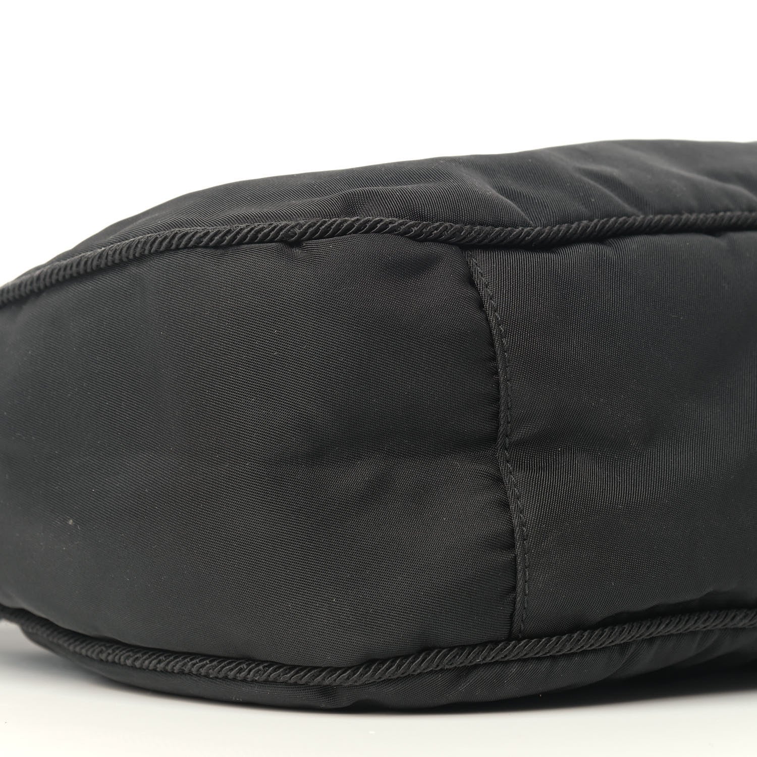 Prada Tessuto Nylon Beaded Bag Black 7 of 13