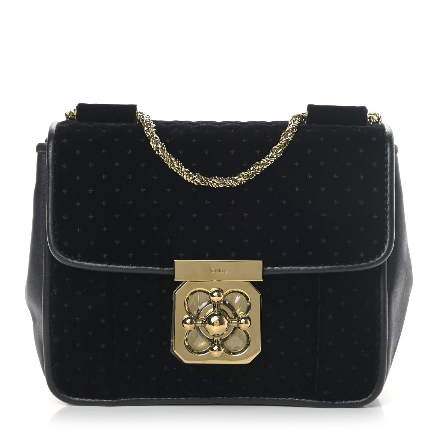 Velvet Small Elsie Shoulder Bag Black