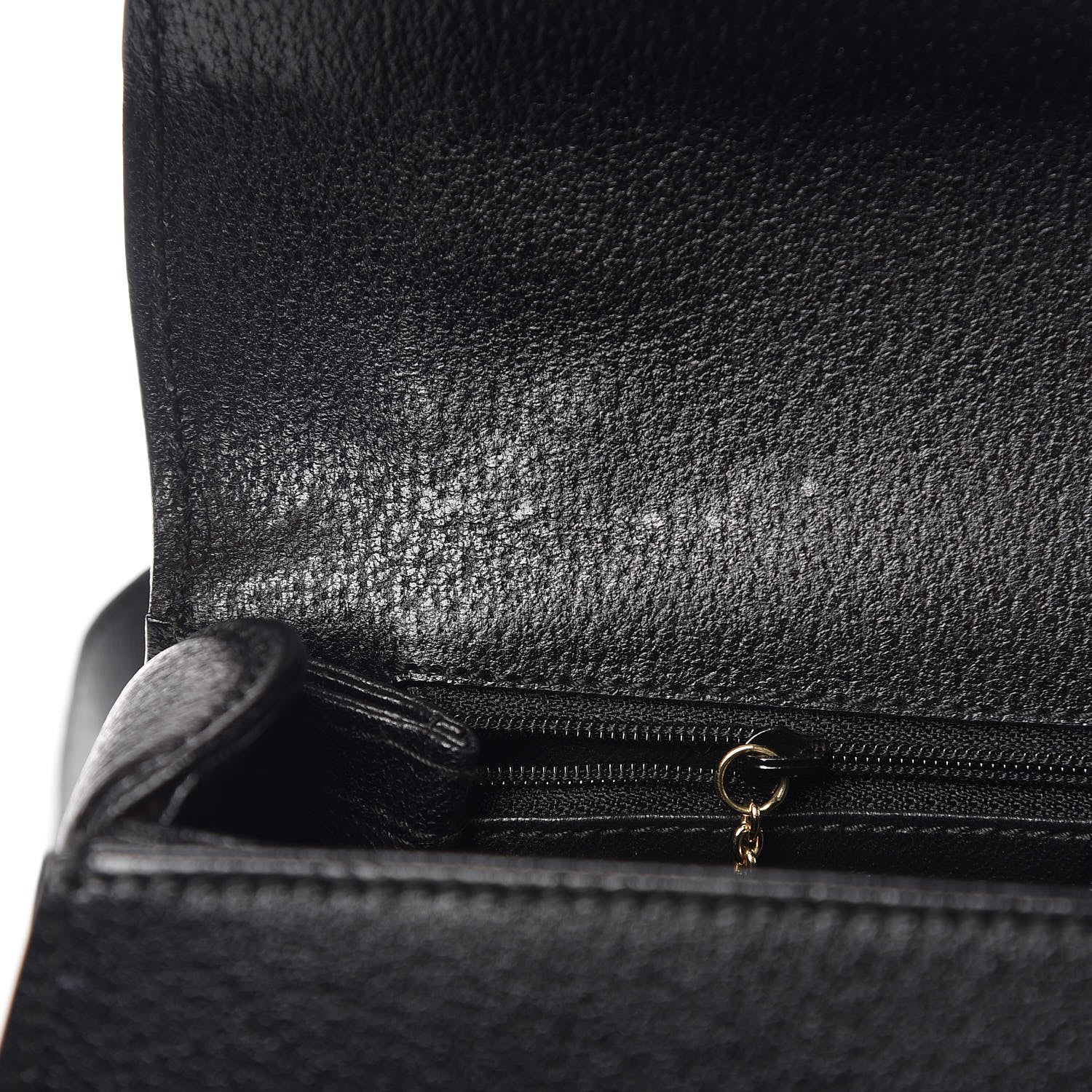 Gucci Calfskin Bamboo Top Handle Bag Black 13 of 13