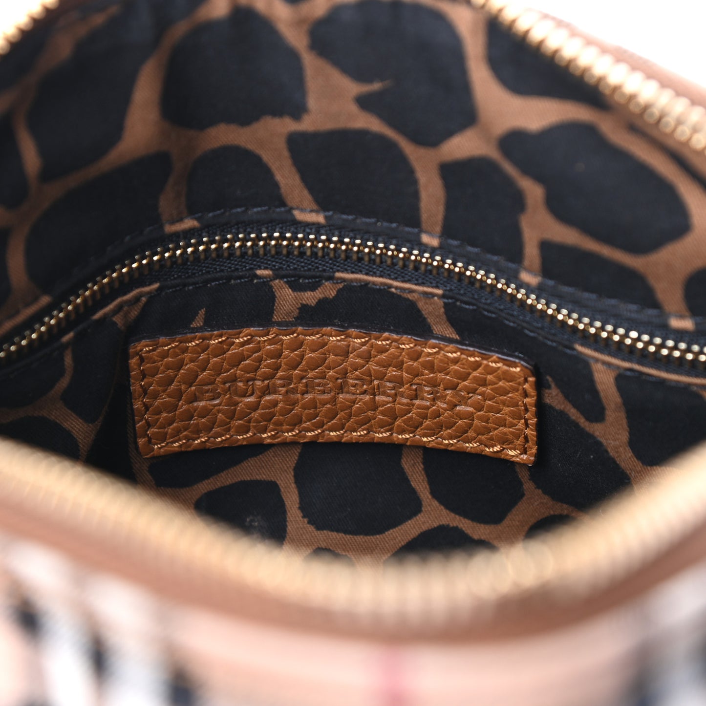 Haymarket Check Animal Print Small Blaze Satchel