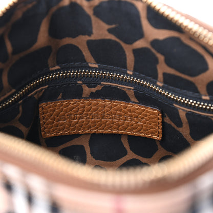 Burberry Haymarket Check Animal Print Small Blaze Satchel 6 of 9