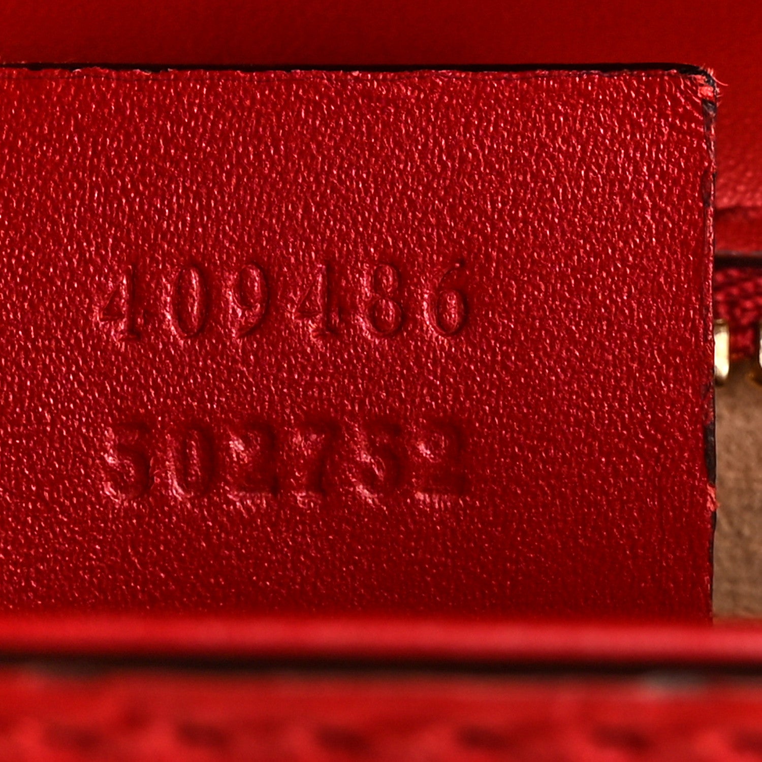 Gucci Guccissima Medium Padlock Shoulder Bag Hibiscus Red 7 of 12