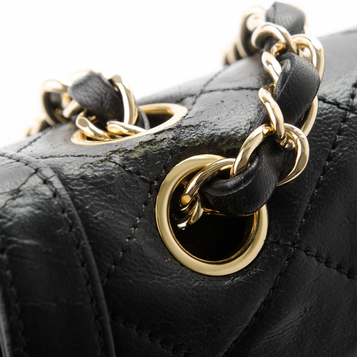 Chanel Lambskin Quilted Medium Double Flap Black 11 of 11