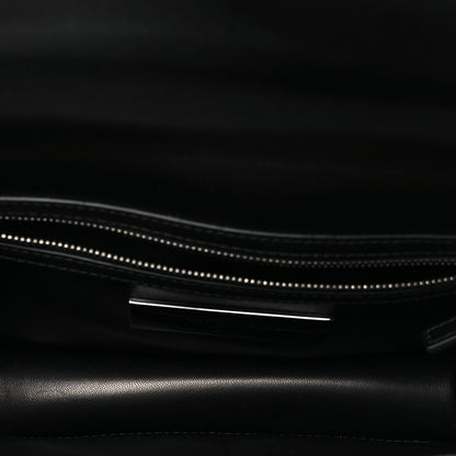 Valentino Garavani Vitello Medium Glam Lock Rockstud Flap Black 5 of 9