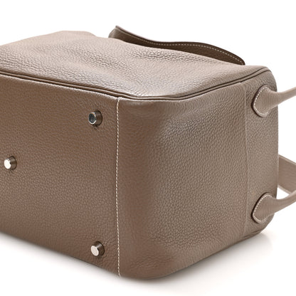 Hermes Taurillon Clemence Lindy 34 Etoupe 10 of 11