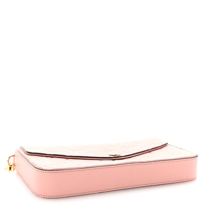 Louis Vuitton Empreinte Pochette Felicie Chain Wallet Rose Poudre 5 of 10