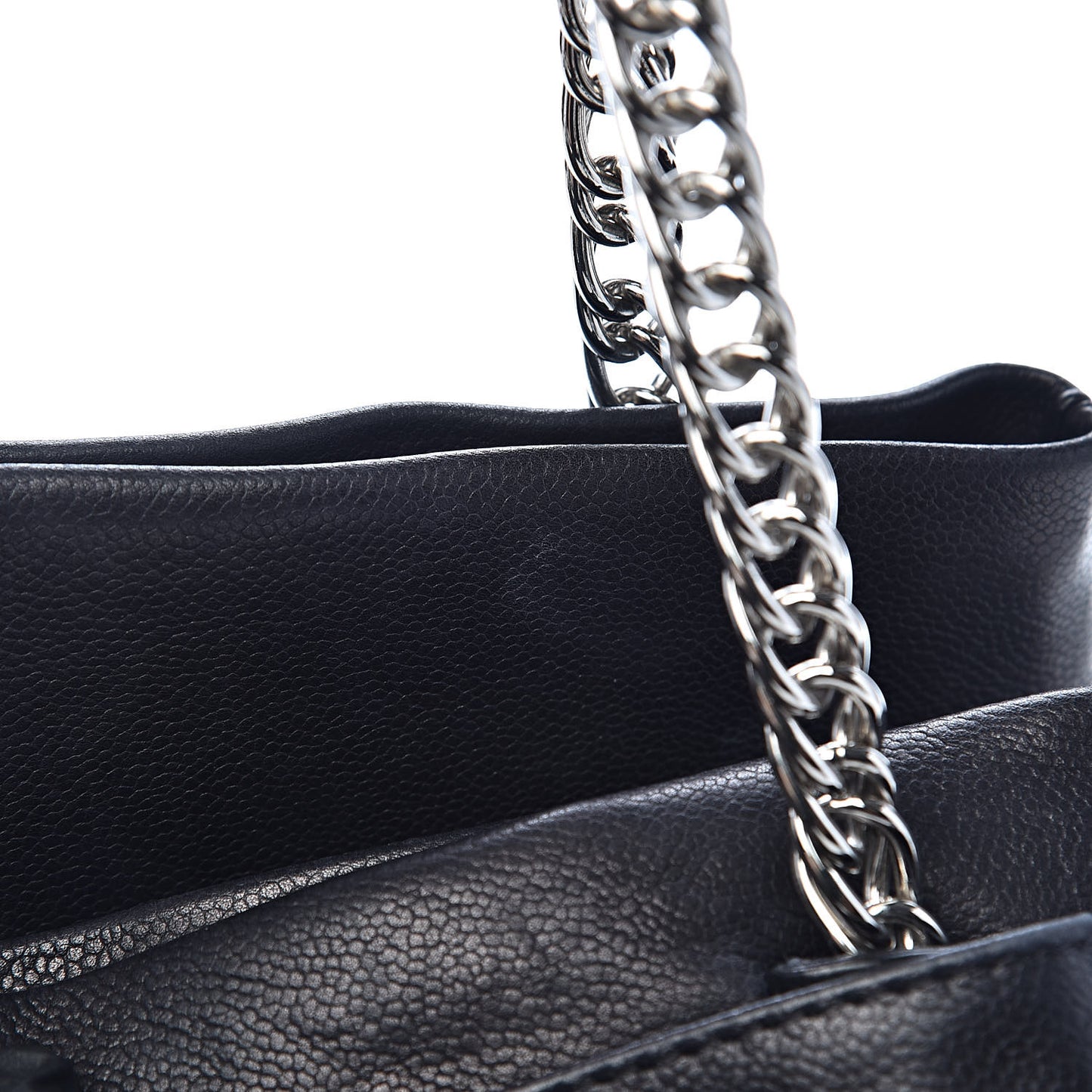 Caviar CC Tuck Medium Tote Black