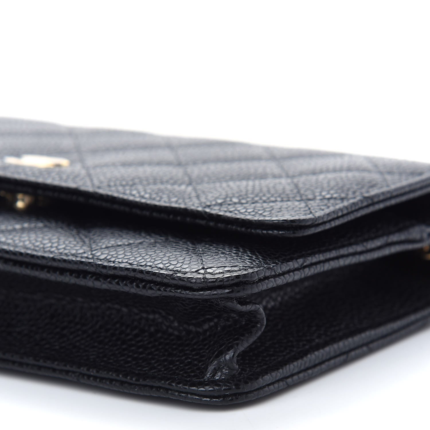 Chanel Caviar Quilted Wallet On Chain WOC Black 10 of 10