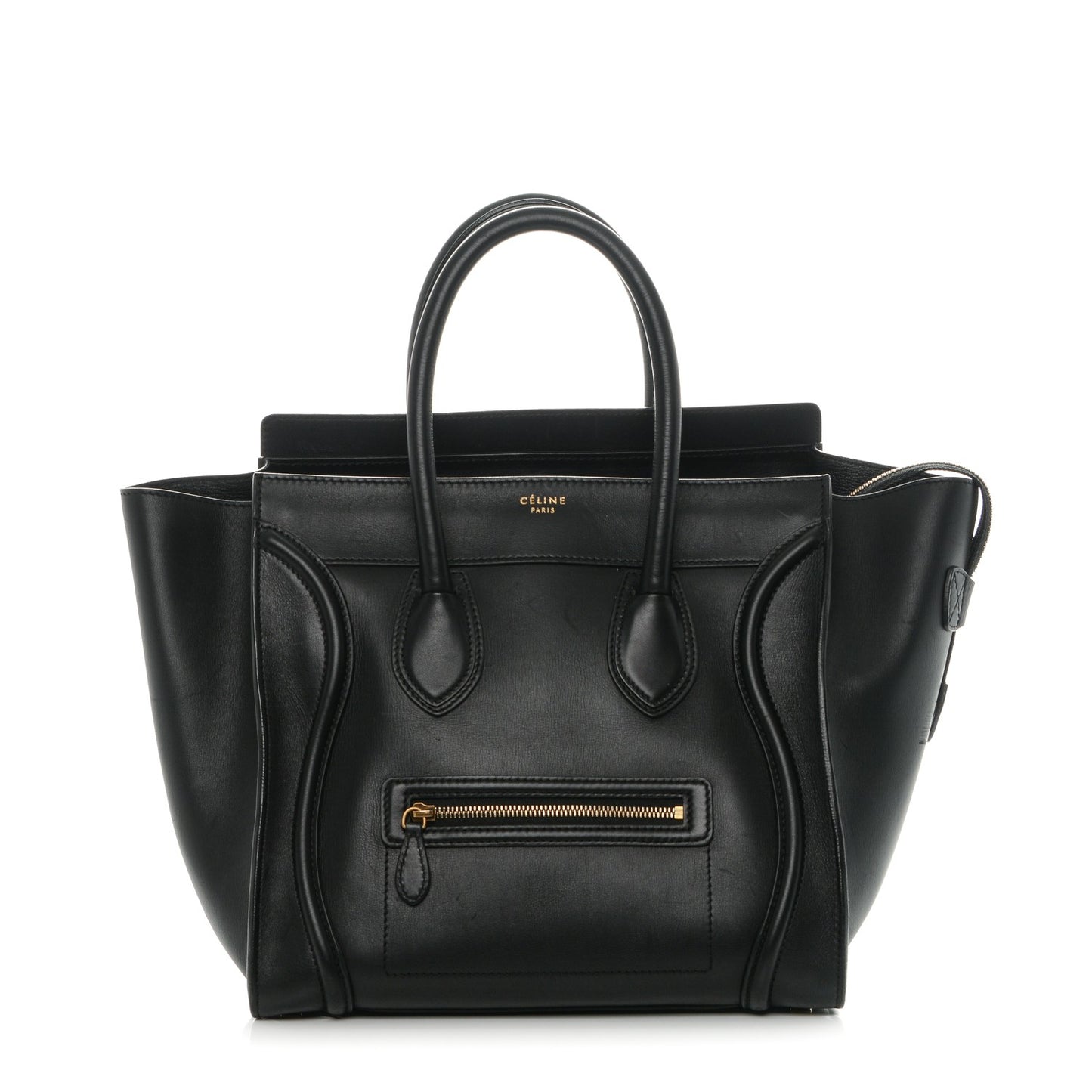 Smooth Calfskin Mini Luggage Black