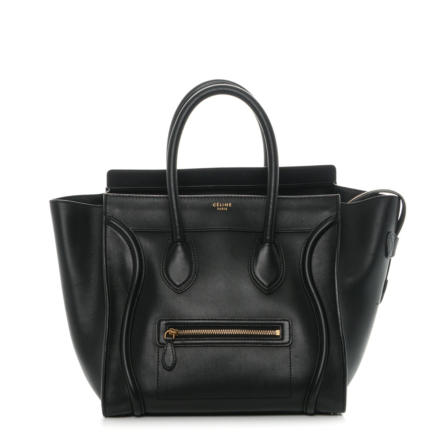 Celine Smooth Calfskin Mini Luggage Black 1 of 7