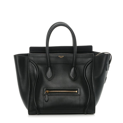 Celine Smooth Calfskin Mini Luggage Black 1 of 7