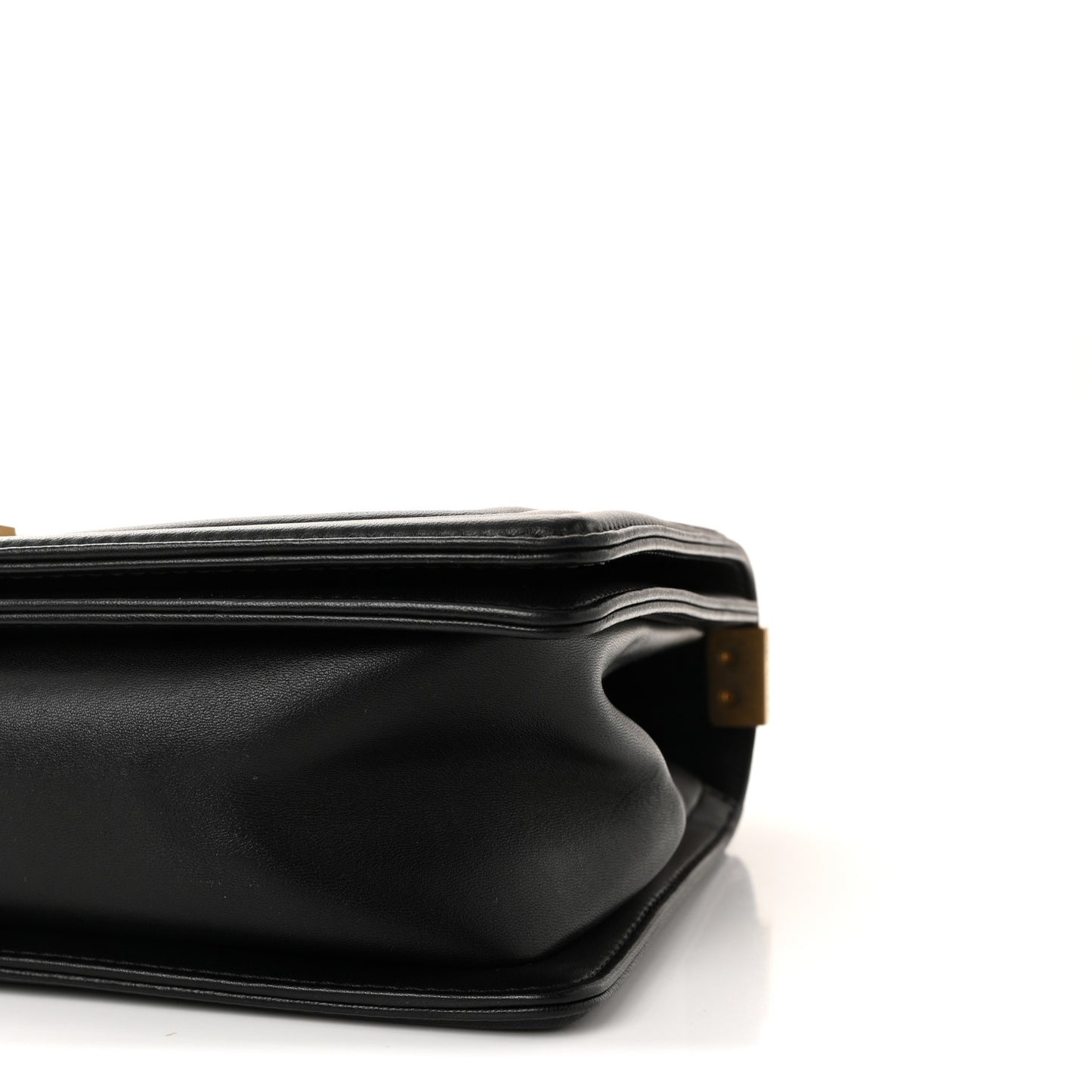 Lambskin Quilted New Medium Boy Flap Black