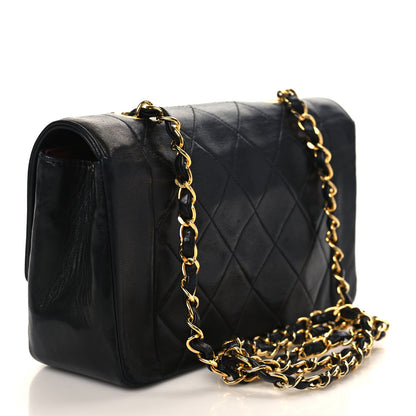 Chanel Lambskin Quilted Small Single Flap Black 2 of 8
