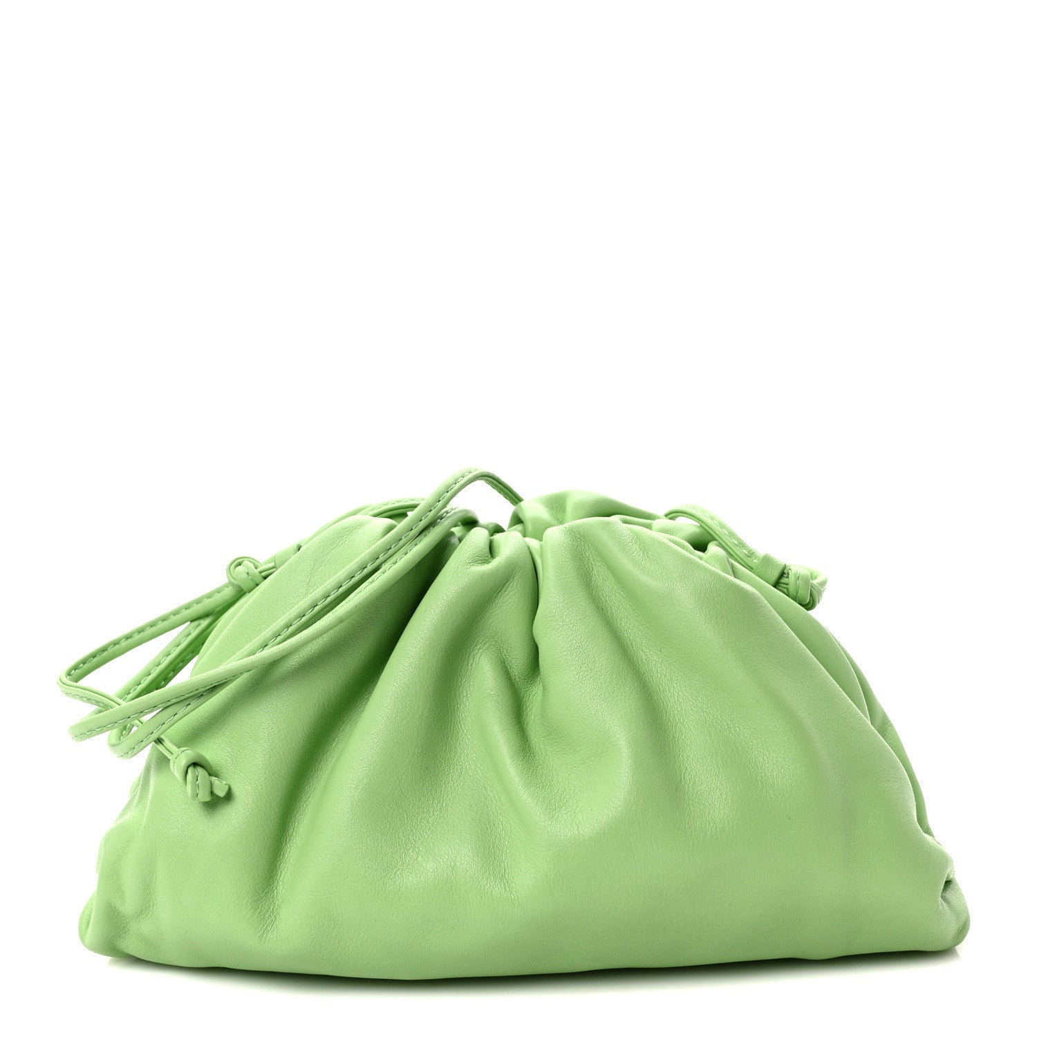 Bottega Veneta Butter Calfskin The Mini Pouch Pistachio 1 of 10