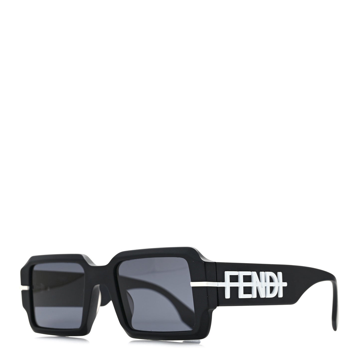 Acetate FF Fendigraphy Square Sunglasses FE40073U Black