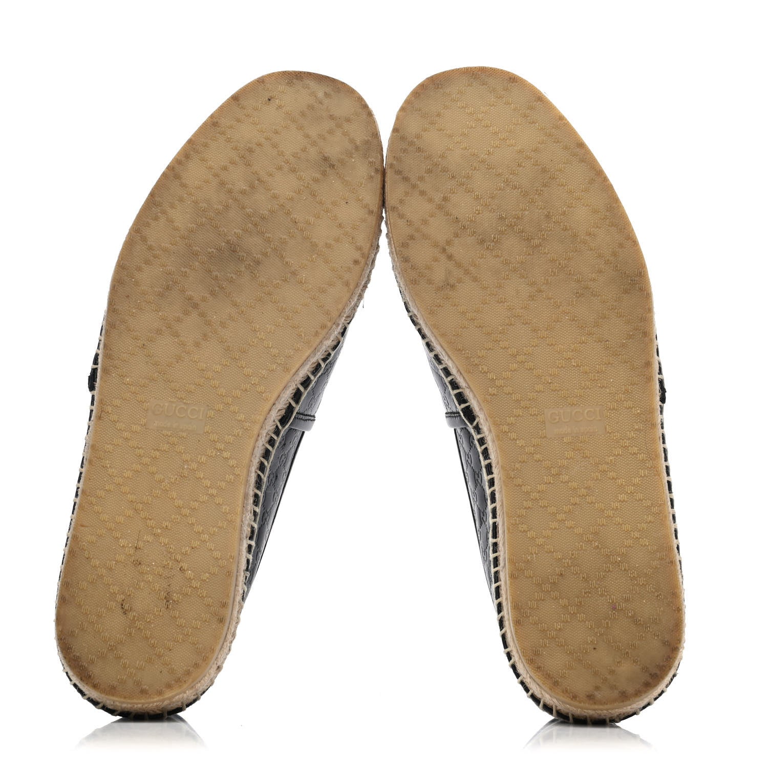 Gucci Microguccissima Signature Mens Espadrilles 7.5 Black 4 of 4