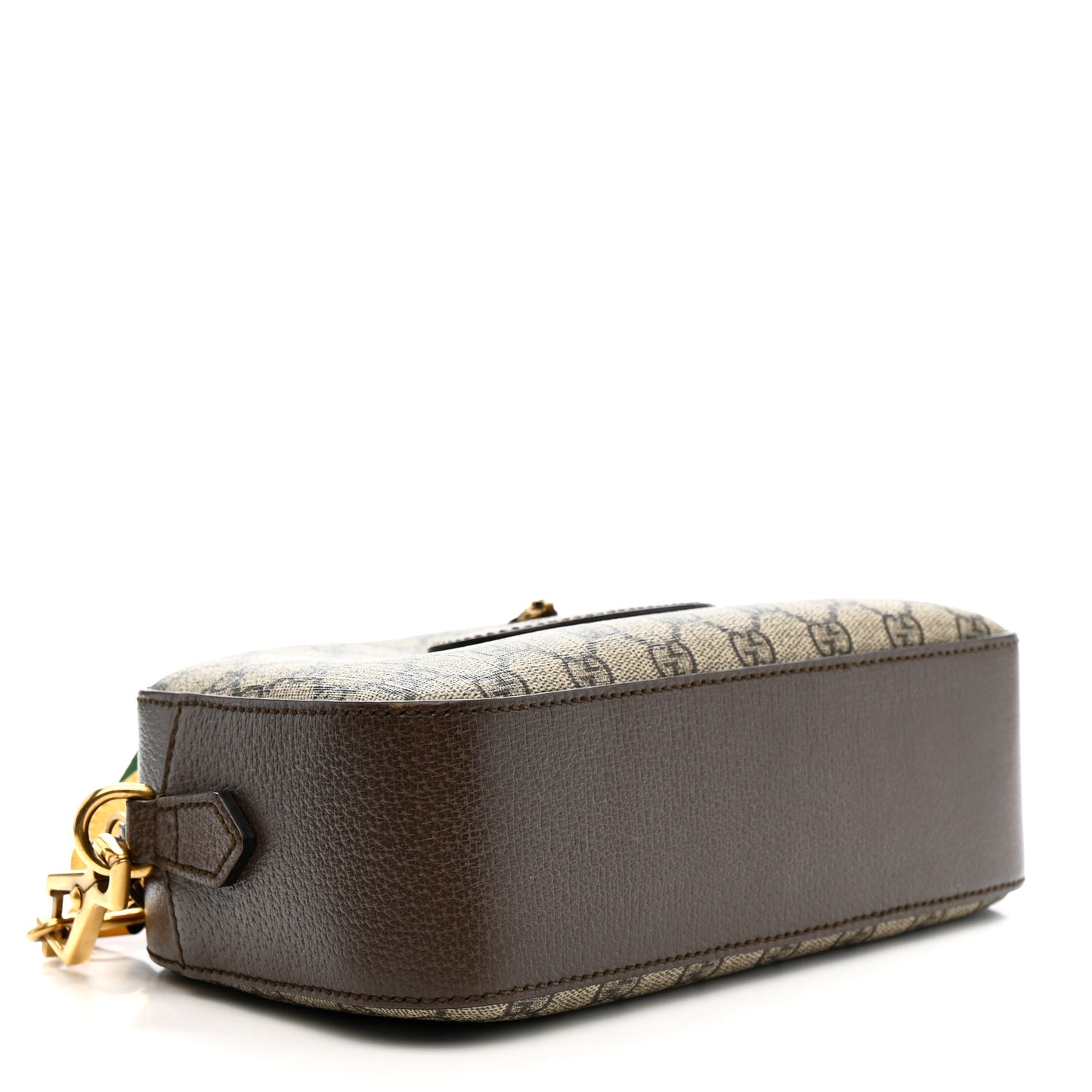 GG Supreme Monogram Web Neo Vintage Shoulder Bag Beige New Acero Crop