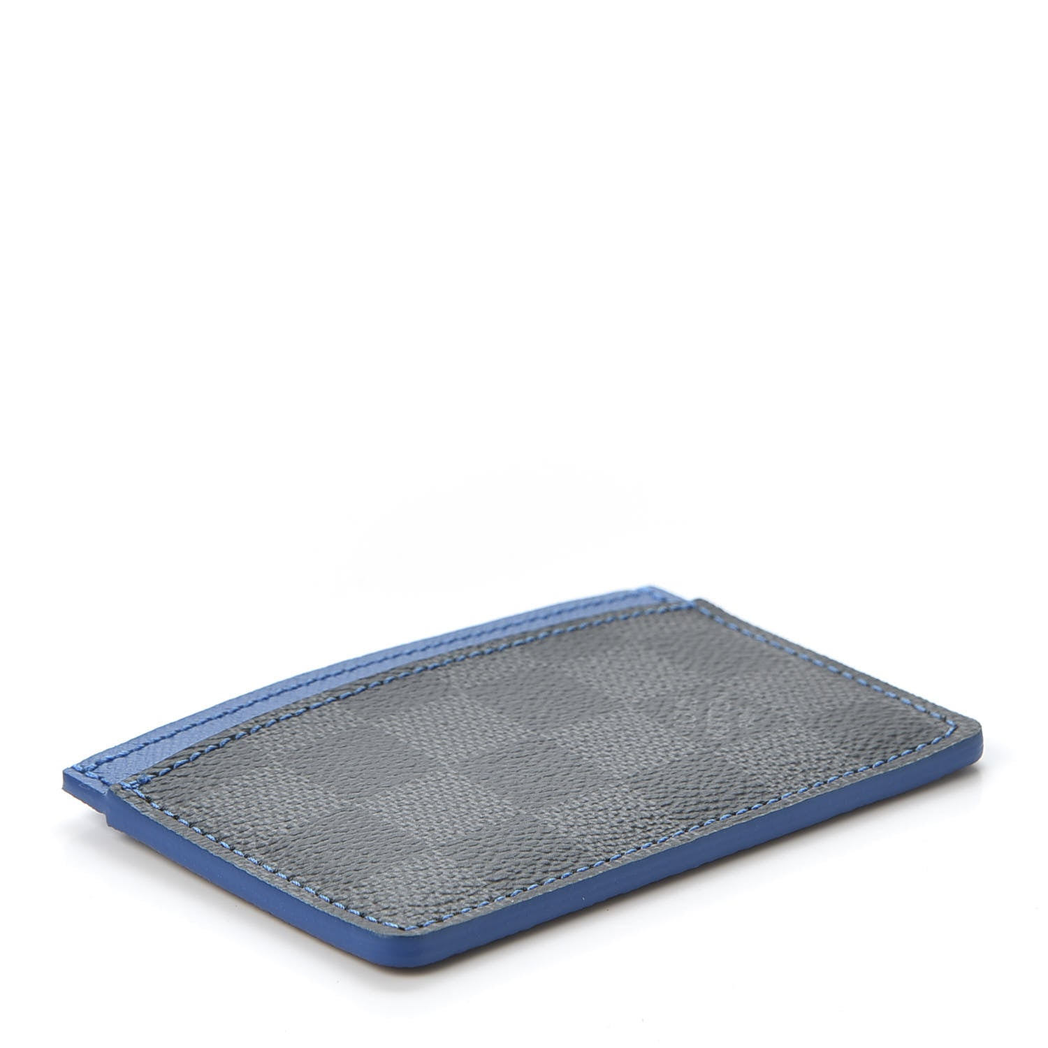 Louis Vuitton Damier Graphite Card Holder Blue 3 of 8