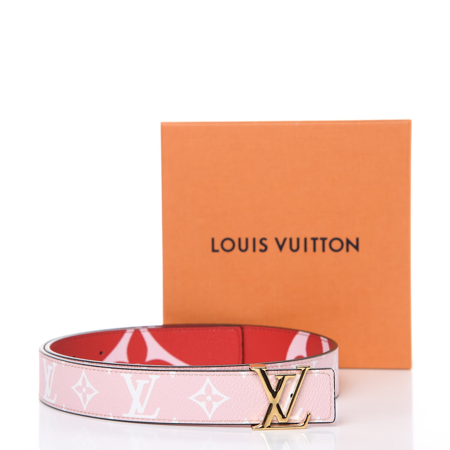 Louis Vuitton Giant Monogram 30mm LV Iconic Reversible Belt 85 34