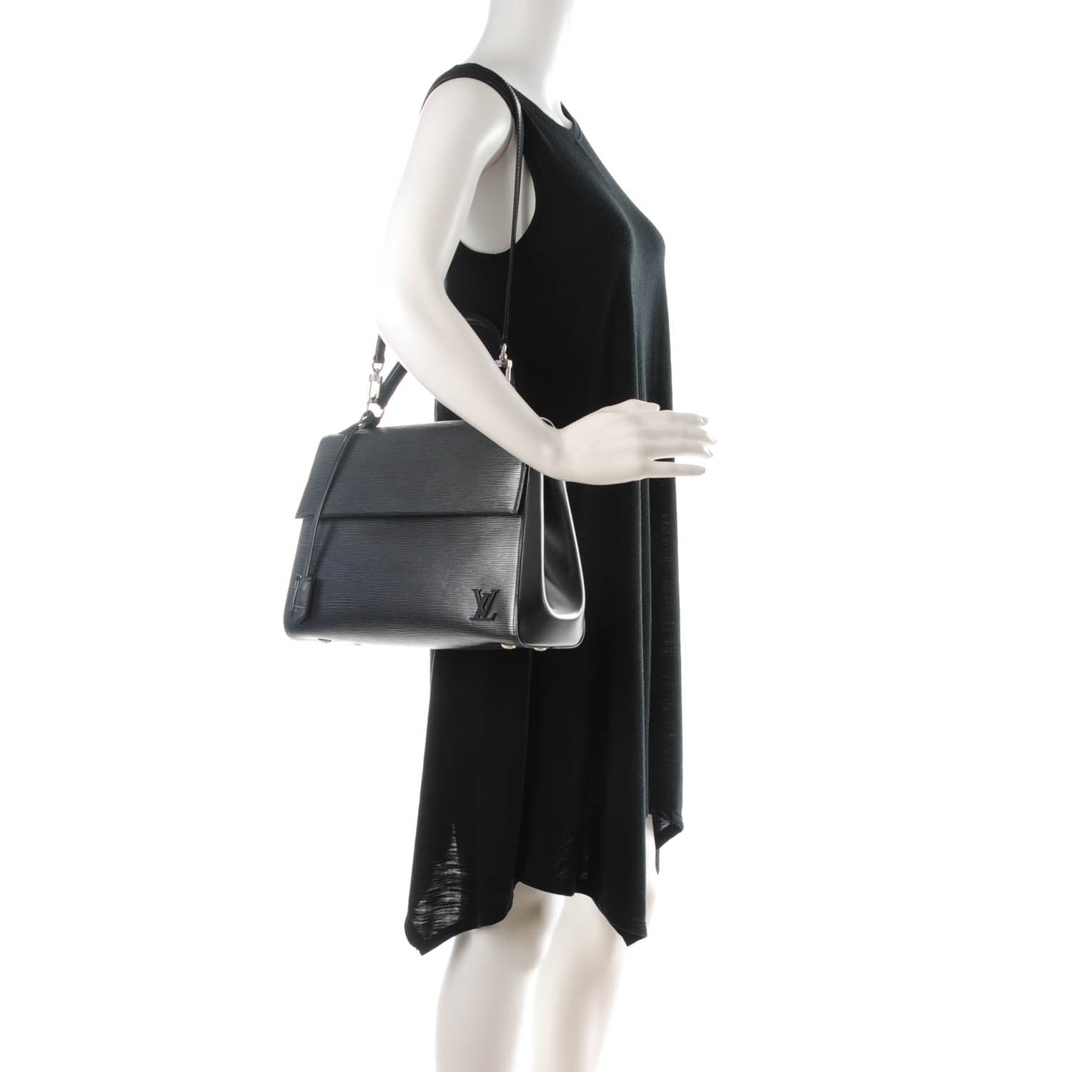 Louis Vuitton Epi Cluny MM Anthracite Nacre 2 of 7