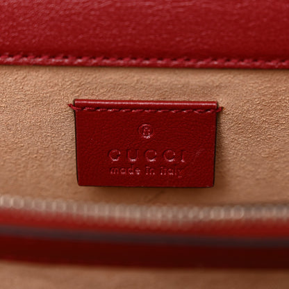 Gucci Tweed GG Monogram Small Dionysus Shoulder Bag Black White Romantic Cherry 6 of 14