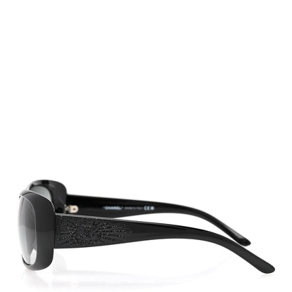 Chanel Crystal CC Logo Sunglasses 6026-B Black 3 of 8