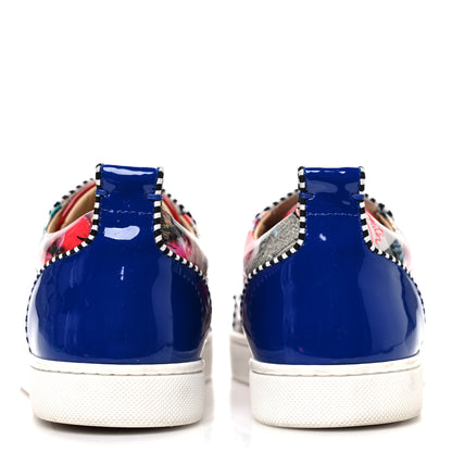 Christian Louboutin Calfskin Patent Womens Louis Junior Spikes Vieria Orlato Flat Sneakers 36.5 Version Multicolor 6 of 12