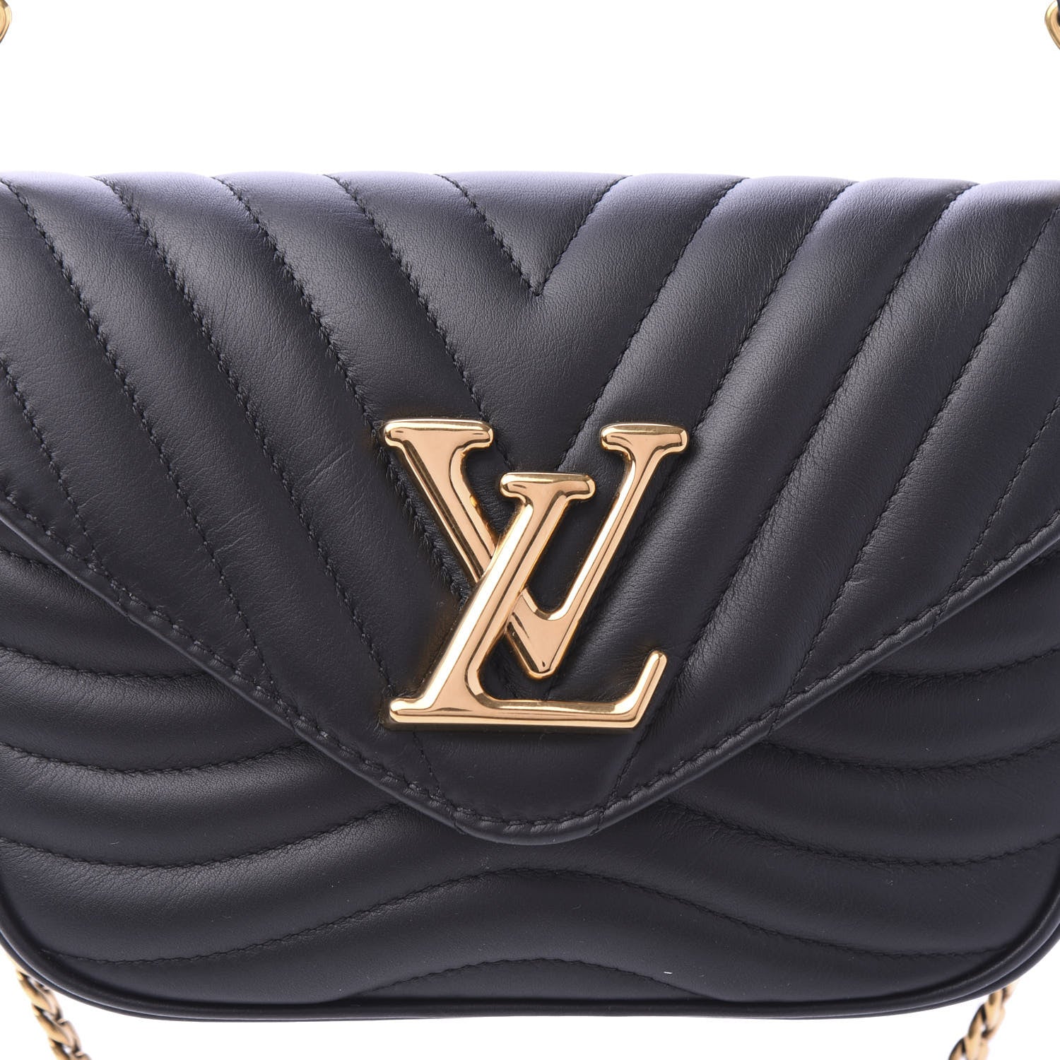 Louis Vuitton Calfskin New Wave Multi Pochette Black 9 of 9
