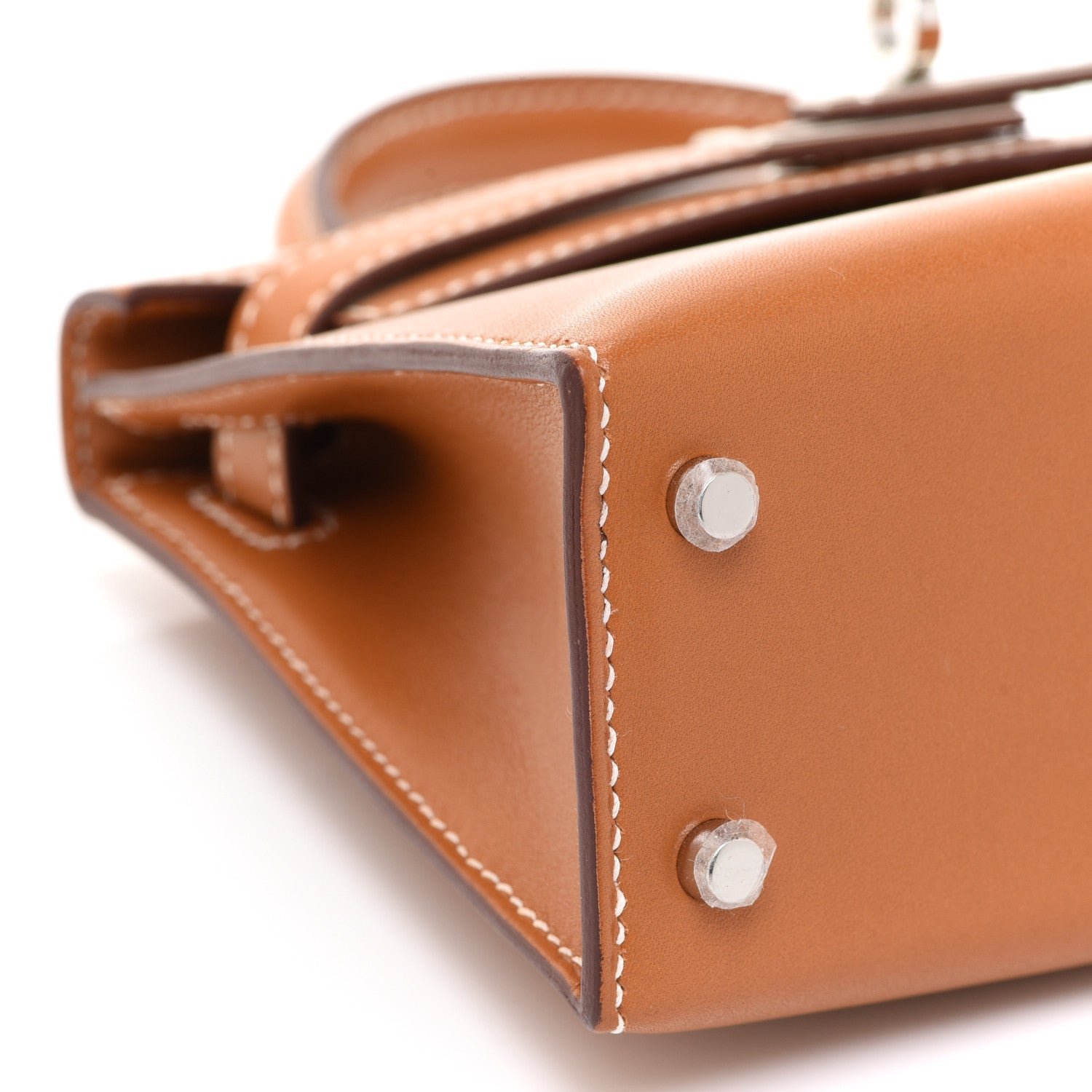 Hermes Veau Butler Mini Kelly Sellier 20 Natural Sable 9 of 10