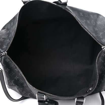 Louis Vuitton Monogram Eclipse Keepall Bandouliere 55 5 of 16