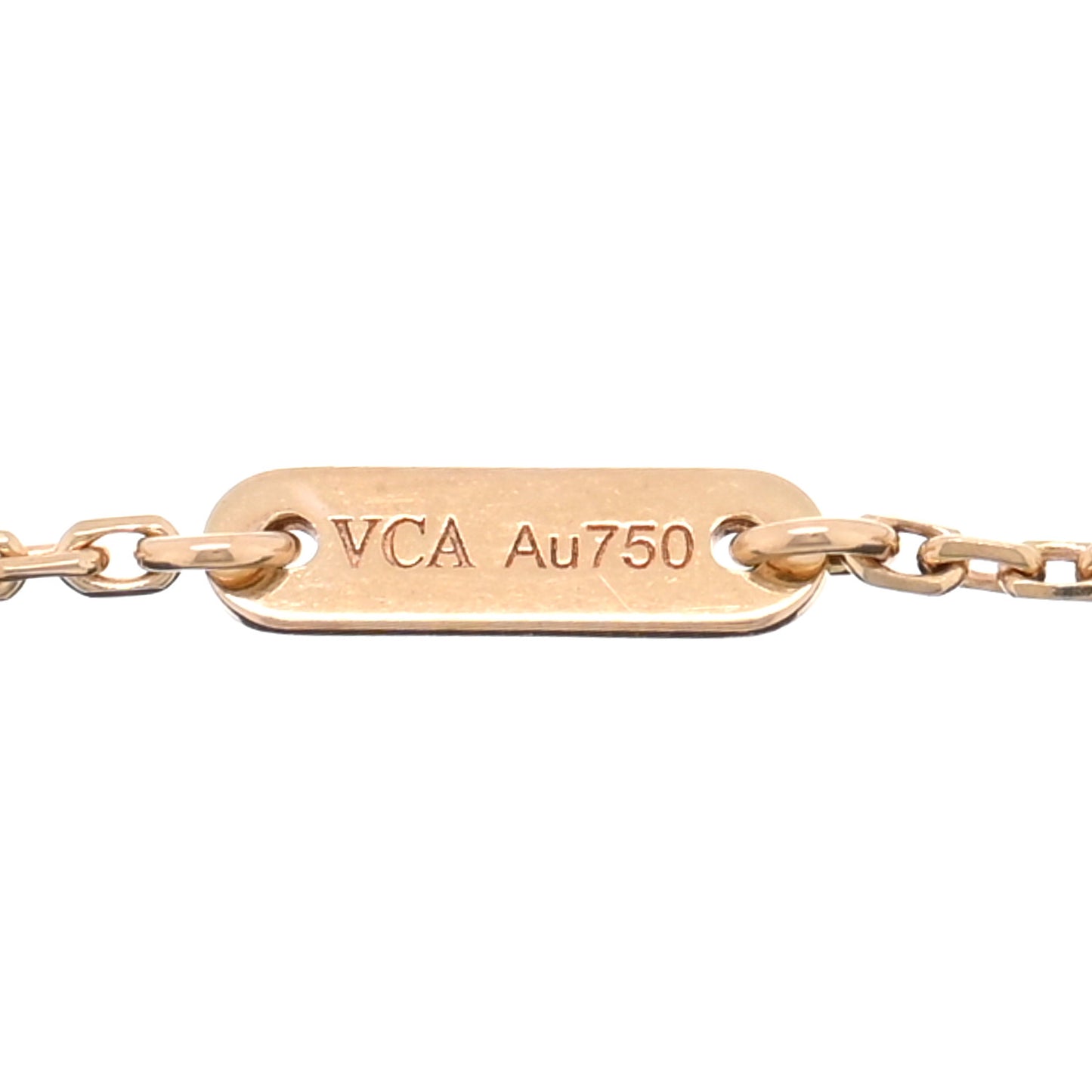 18K Rose Gold Carnelian Sweet Alhambra Bracelet