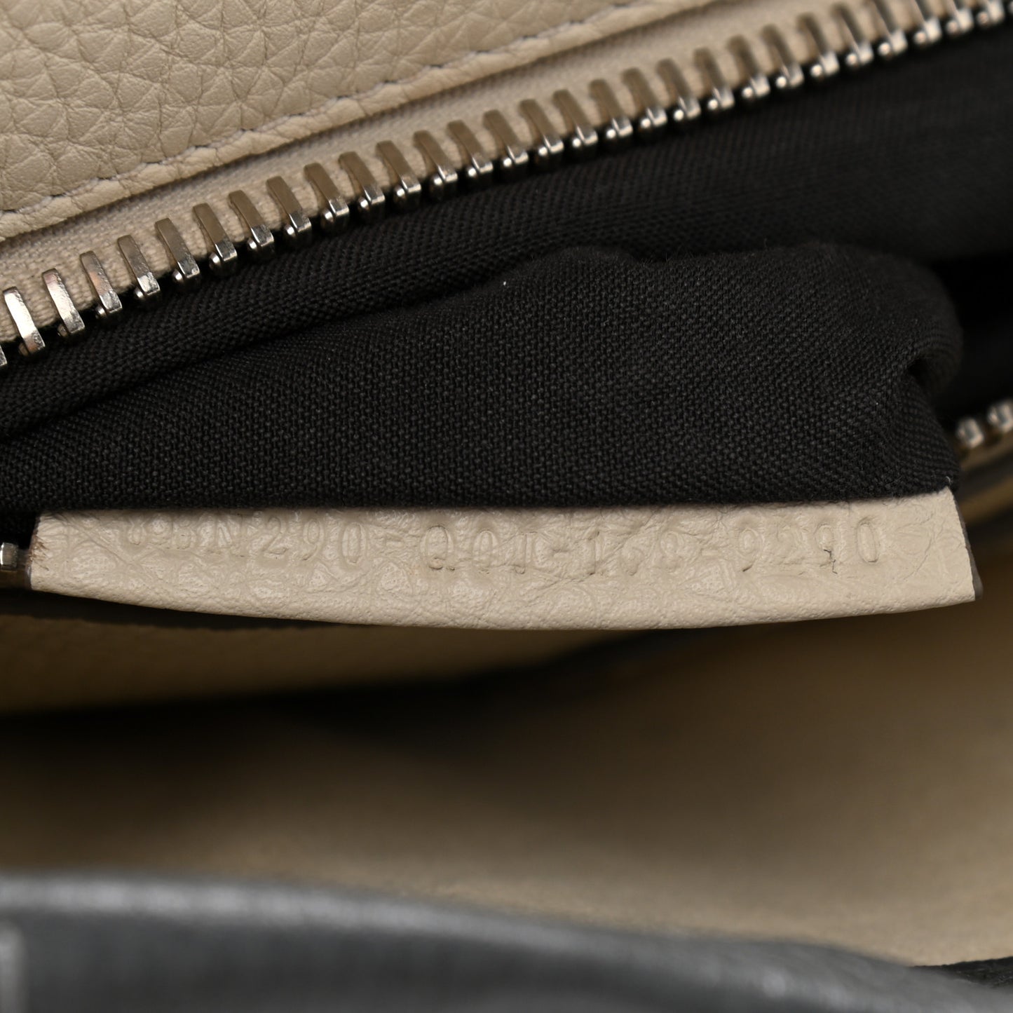 Cuoio Romano Selleria Bi-Color Medium Peekaboo Iconic Satchel Asfalto Latte