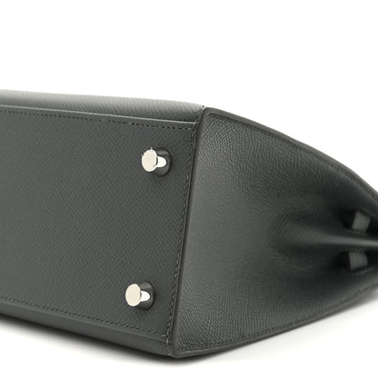 Hermes Epsom Kelly Sellier 25 Vert Mangrove 9 of 10