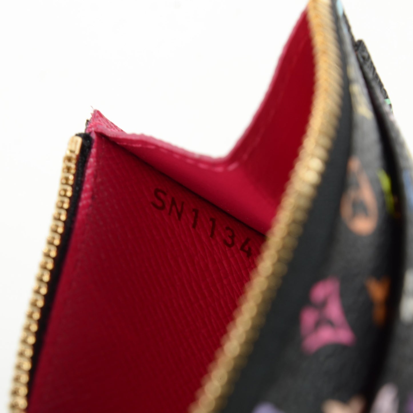 Monogram Multicolor Key Pouch Black Grenade