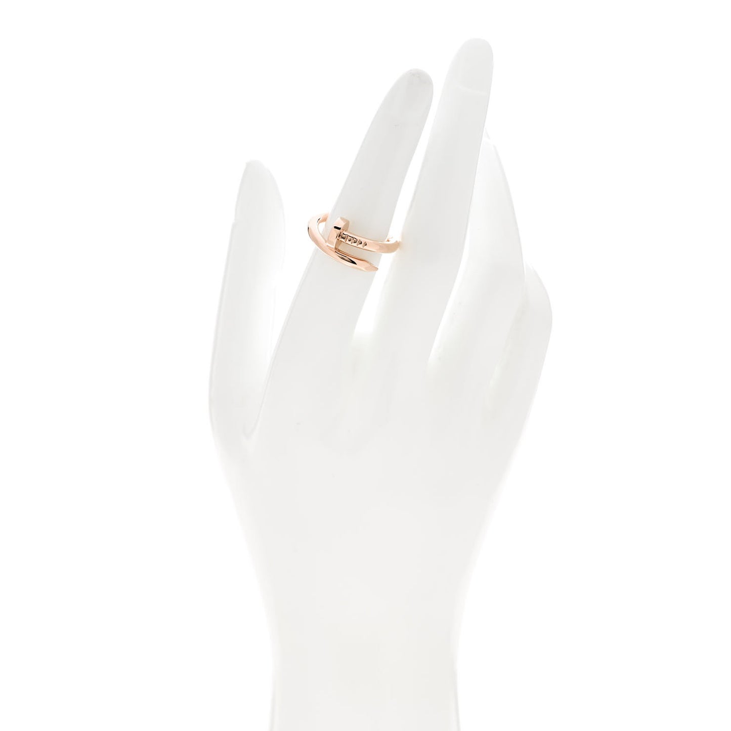 18K Pink Gold Juste Un Clou Ring 52 6