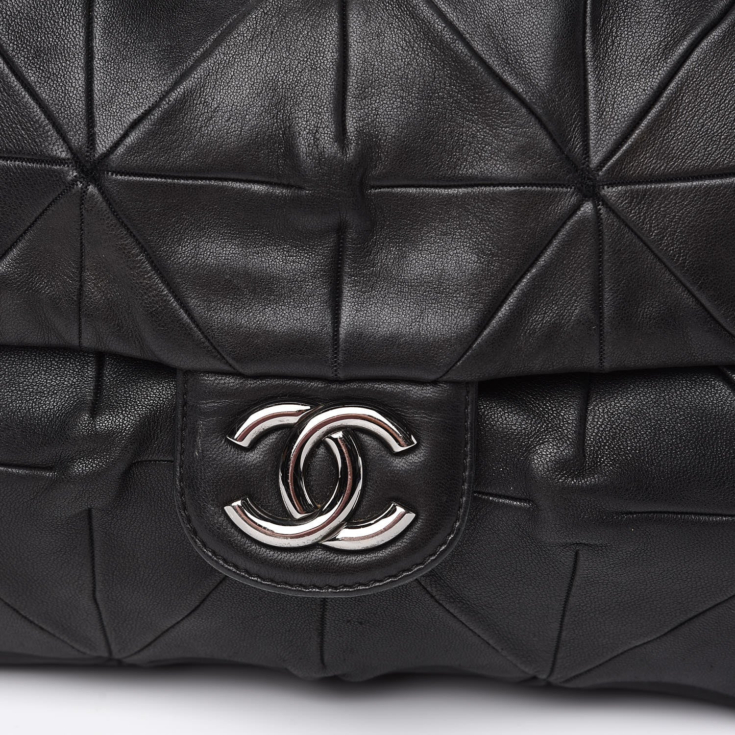 Chanel Lambskin Quilted Soft Squares Origami Flap Black 13 of 14