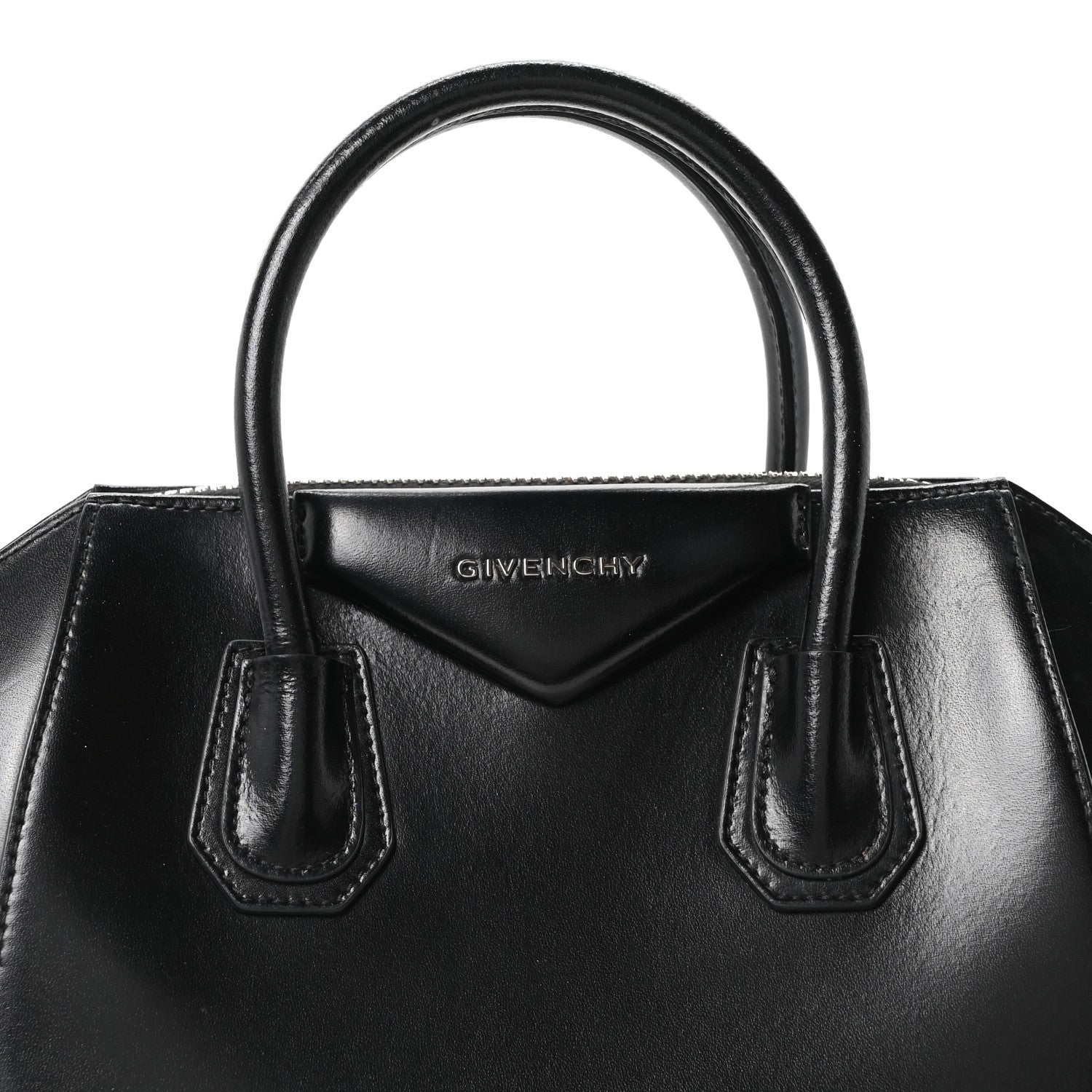 Givenchy Shiny Lord Calfskin Medium Antigona Black 8 of 10