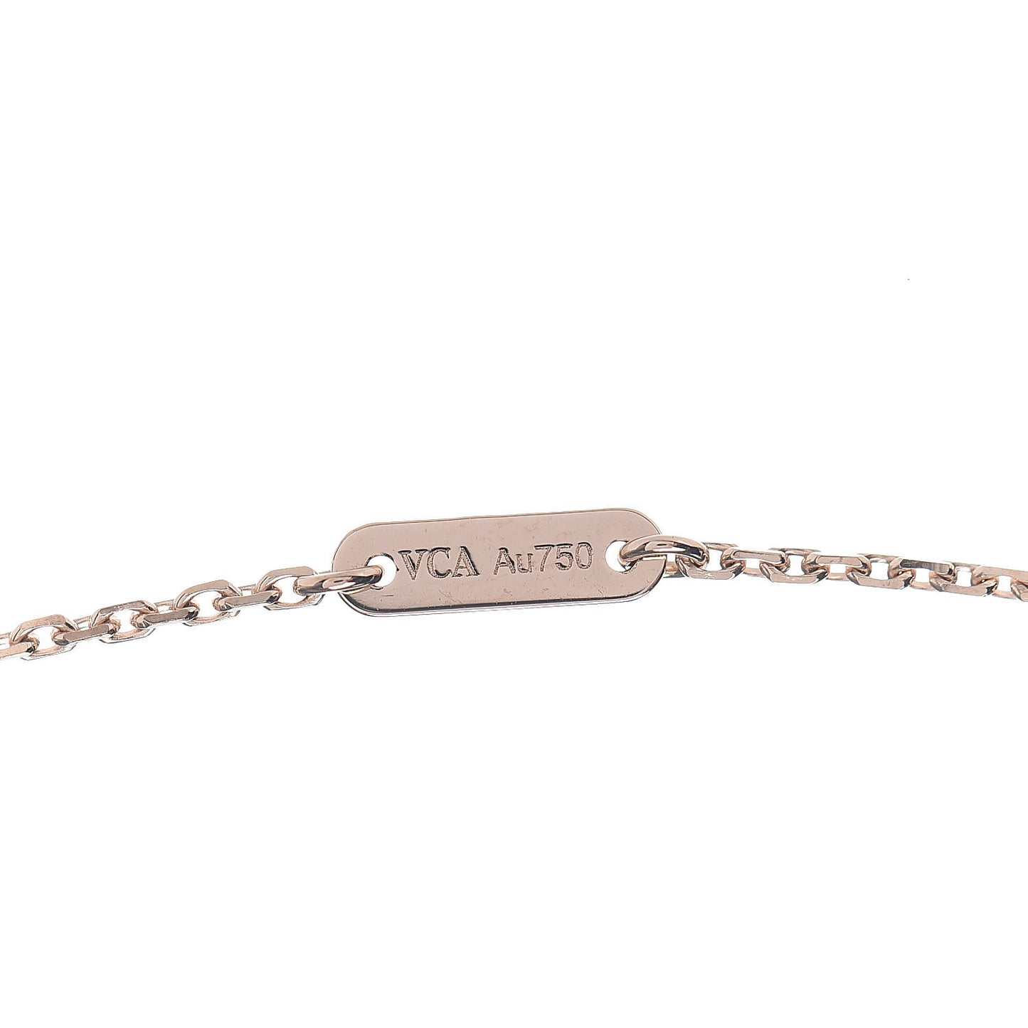 18K Rose Gold Sweet Alhambra Pendant Necklace