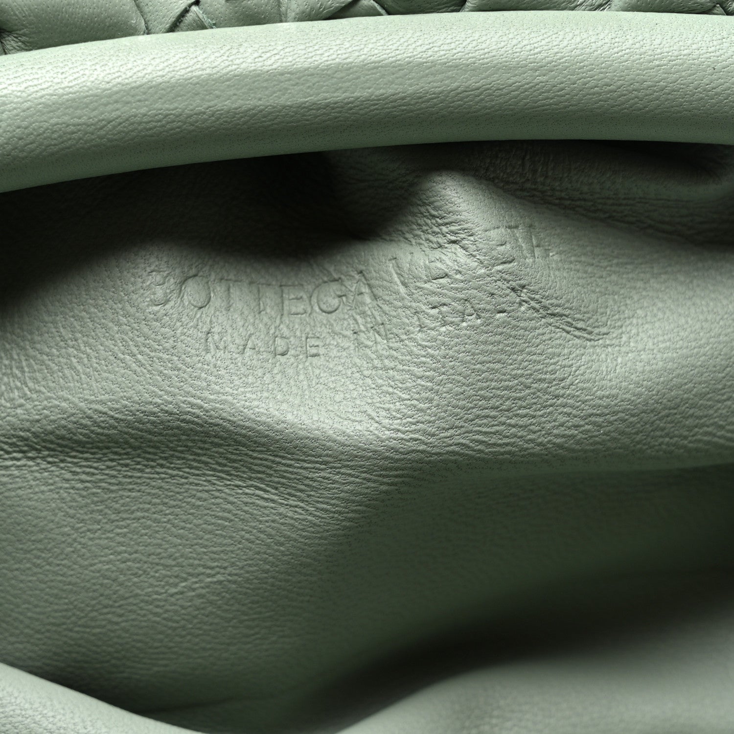 Bottega Veneta Nappa Intrecciato Teen Pouch Sage 6 of 7