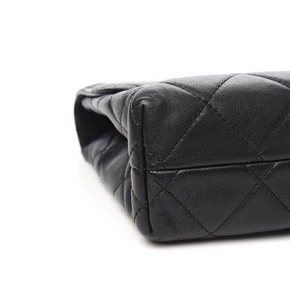 Chanel Calfskin Quilted In The Business Flap Bag Black 9 of 12