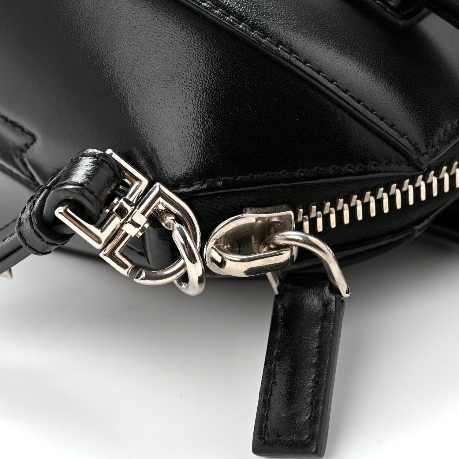 Givenchy Shiny Lord Calfskin Mini Antigona Black 12 of 12