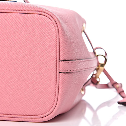 Prada Saffiano Bucket Bag Pink 9 of 9