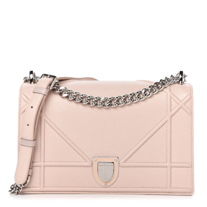 Christian Dior Grained Calfskin Cannage Medium Diorama Flap Bag Rose Poudre 1 of 10