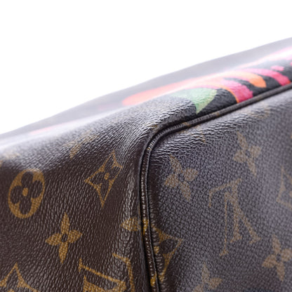 Louis Vuitton Monogram Roses Neverfull MM 11 of 12