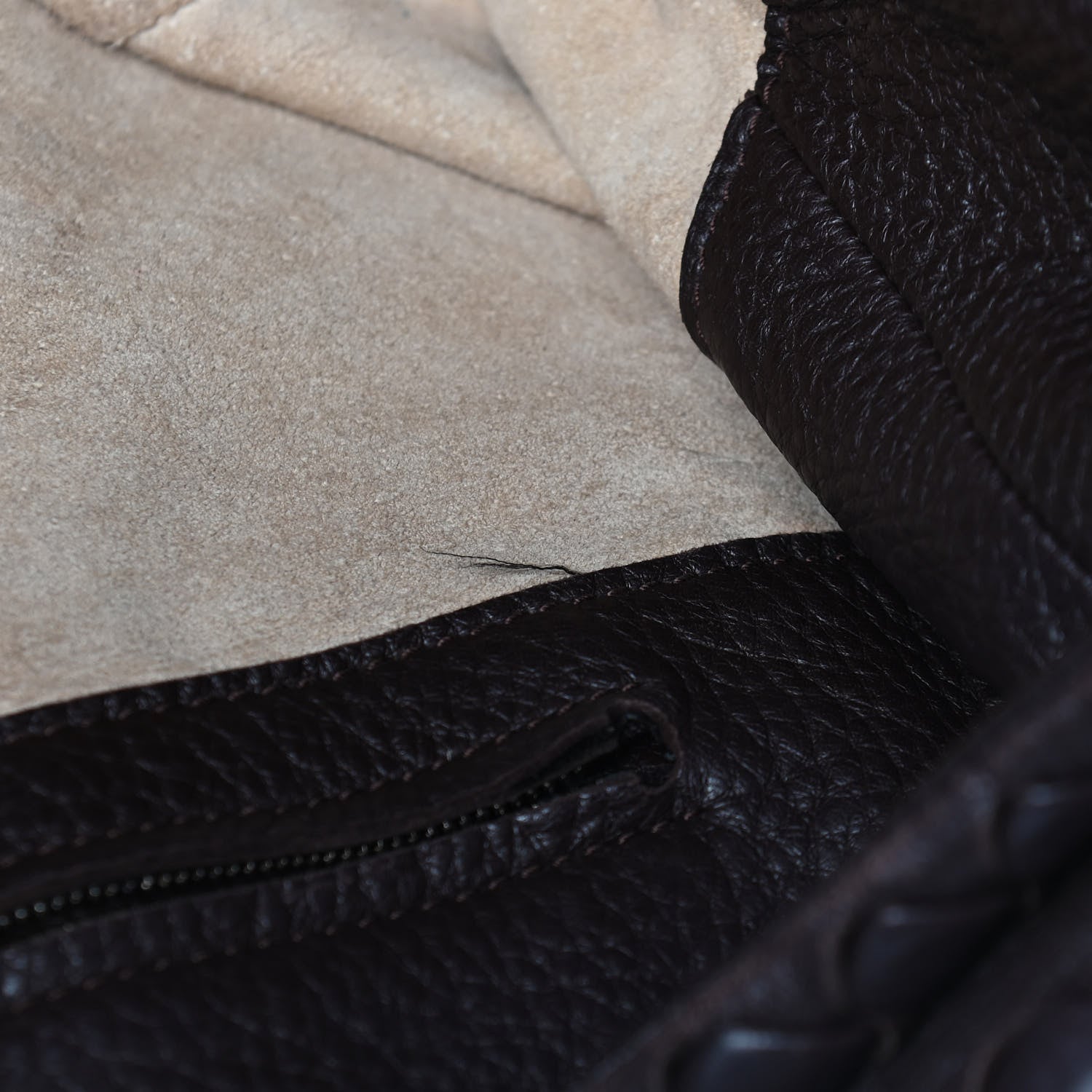 Bottega Veneta Cervo Deerskin Large Hobo Ebano 9 of 10