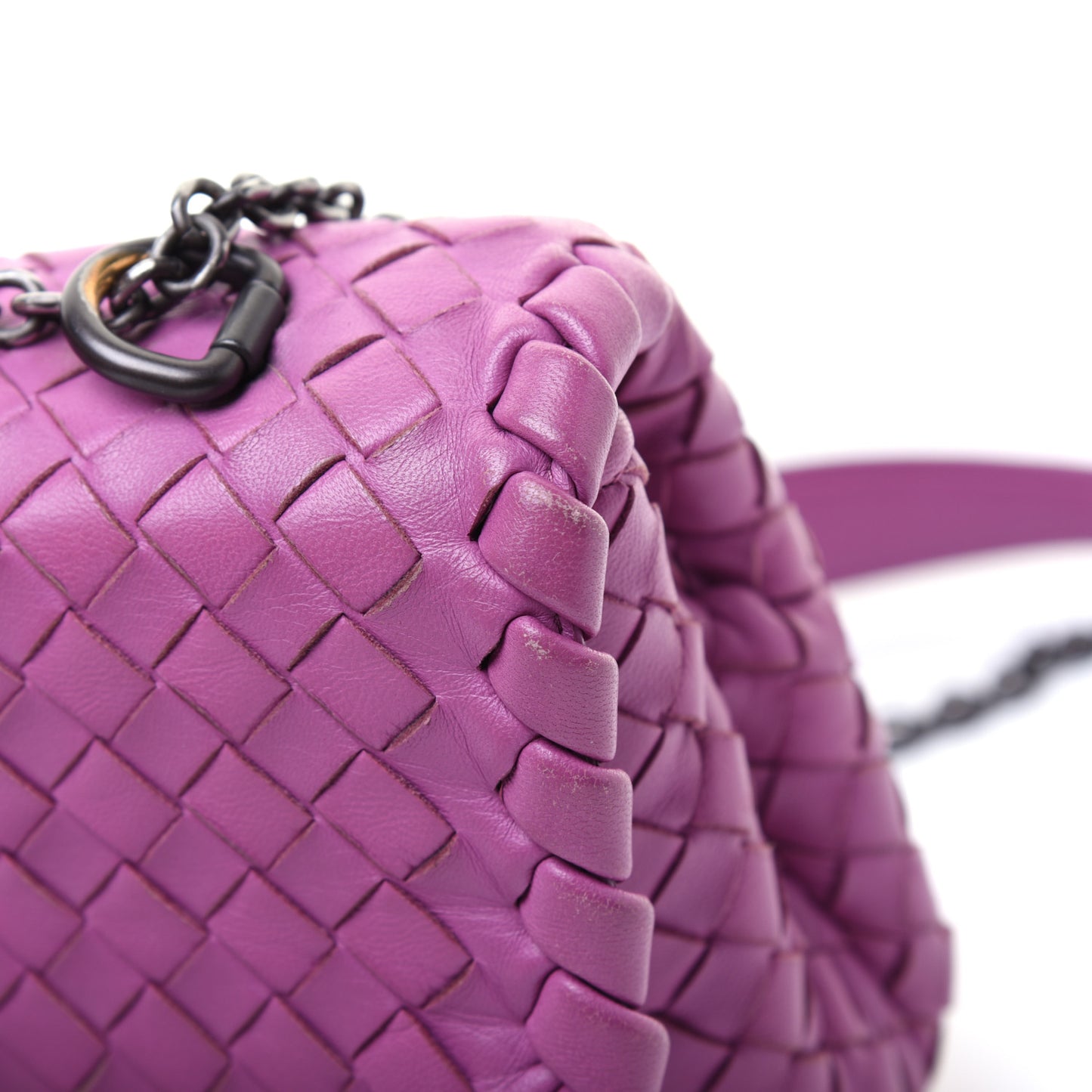 Nappa Intrecciato Small Olimpia Shoulder Bag